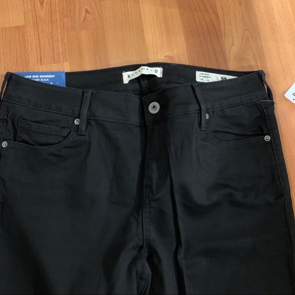 Bullhead low rise skinniest black jeans - 13 long - Picture 6 of 14